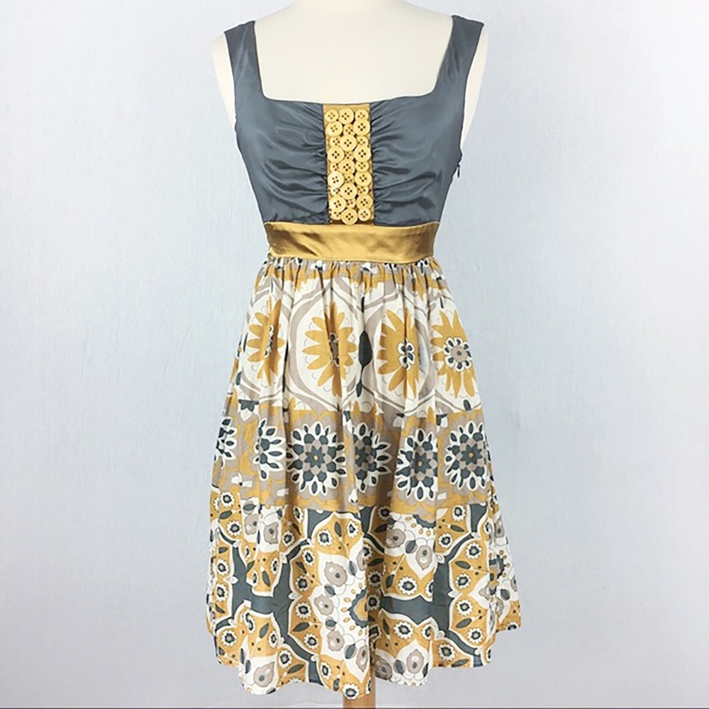 NWOT Anthropologie Bow & Arrow Silk Dress